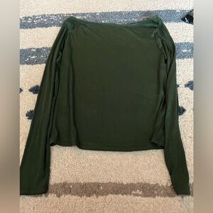 Target Dark Green Long Sleeve Top